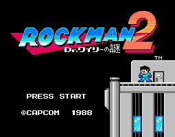 Rockman 2 TitleScreen