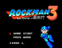 Rockman 3 TitleScreen